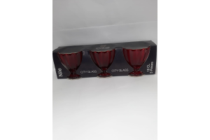 JG TACA DE SORVETE 200ML C/3UNID PINTADA 8CM REF-13603