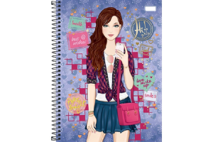 CADERNO 10 MATERIAS ROMANTIC