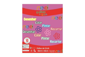 PLACA DE EVA LISO 40X48 1,5MM ROSA NEXEL REF-536
