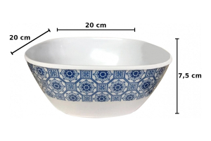 TIGELA QUADRADA 20CM REF-5008COR