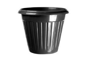 VASO REDONDO PRETO Nº28 8 LITROS REF-915