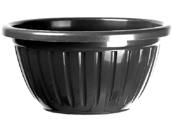 VASO REDONDO PRETO Nº32 7 LITROS SEM ALCA REF-917