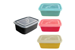 POTE RETANGULAR 1,9L GOLLOR C/TAMPA TRANSPARENTE REF-475