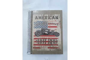 B/A CADERNO CAPA DURA 240 FLS 12X1 MOTORS REF-5576