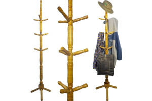 CABIDE MADEIRA C/9 GANCHOS ORGANIZAÇÃO