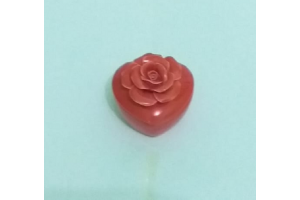 PORTA JOIA ROSA 7CM VERMELHO REF-38006-009