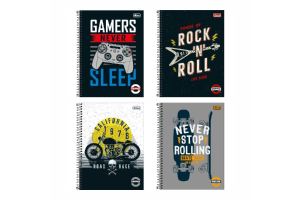 CADERNO MASCULINO TILIBRA 1 MATERIA