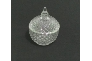 VASO DE VIDRO DECOR TIPO PORTA JOIA TRANSPARENTE REF-45101-311