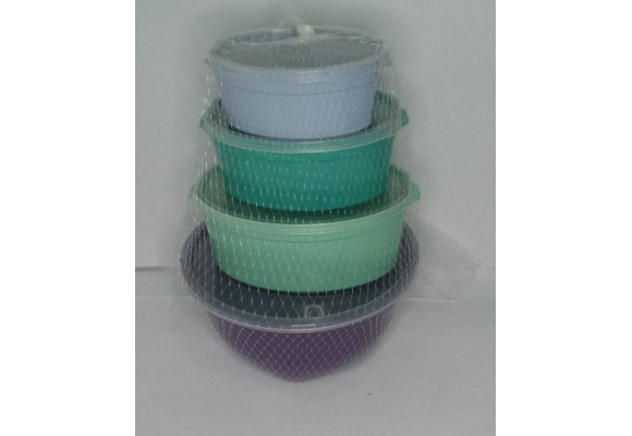 KIT 3 BALDE 5L PRETO REF-000025
