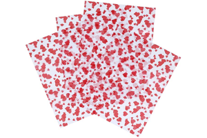 SACO P/ PRESENTE TRANSP CORAÇOES 58CMX89CM 25 PÇS COD.5087-958