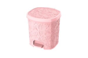 CESTO PEDAL 8LTS ROSA FLORAL REF-0626