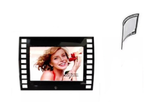 PORTA RETRATO DE VIDRO CURVO HORIZONTAL REF-ELP8342