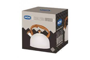 CHALEIRA WOOD 2,5L BEGE REF-007716