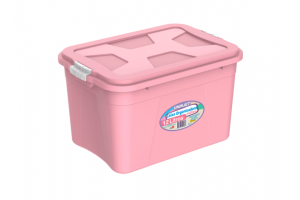 CAIXA ORGANIZADORA MULTIUSO ROSA  12 LTS REF-0569