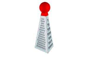 RALADOR DE INOX PIRAMIDE 4 LADOS 21CM REF-DL1715